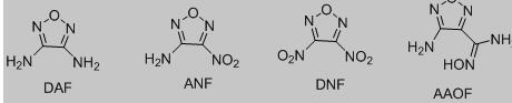 单呋咱化合物的几种结构式