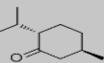 L-薄荷酮分子结构图