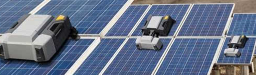 科沃斯太阳能电池板清洁机器人